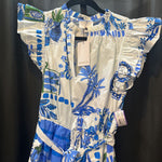 Load image into Gallery viewer, Sugarlips NWT Floral Belted Ruffle Sleeve DRESSES XS
