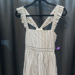 Load image into Gallery viewer, Madewell NWT Stripe Ruffle Tank DRESSES 0
