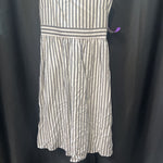 Load image into Gallery viewer, Madewell NWT Stripe Ruffle Tank DRESSES 0
