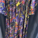 Load image into Gallery viewer, Anthropologie NWT LS Tie Leaf Print COVER UPS S
