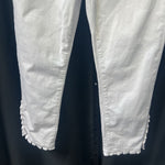 Load image into Gallery viewer, Soft Surroundings 5 Pocket Ruffle Hem JEANS 12
