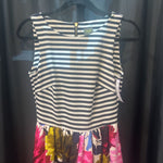 Load image into Gallery viewer, Taylor Stripe Floral Skirt DRESSES
