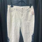 Load image into Gallery viewer, Soft Surroundings Lace Embellished Legs JEANS 12
