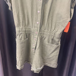 Load image into Gallery viewer, Bucket List Denim SS Snap Up Shorts JUMPSUITS L
