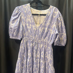 Load image into Gallery viewer, Mer St Barths NWT SS Patterned Tie Waist DRESSES L
