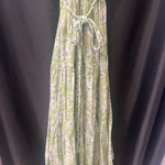 Load image into Gallery viewer, En Saison Patterned Tie Neck Maxi DRESSES S
