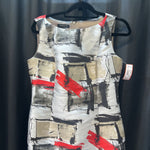 Load image into Gallery viewer, Lafayette 148 Patterned Sleeveless DRESSES 8
