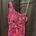 Load image into Gallery viewer, Lilly Pulitzer 1 Shoulder High Low Print DRESSES S
