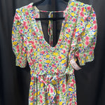 Load image into Gallery viewer, Olivaceous Floral Tie Waist DRESSES S
