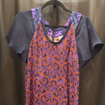 Load image into Gallery viewer, Tracy Reese Multi Print Silk SS DRESSES 6

