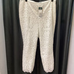 Load image into Gallery viewer, Lauren RL NWT Eyelet Overlay PANTS 16
