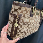 Load image into Gallery viewer, Coach Monogrammed Tote HANDBAGS M
