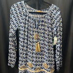 Load image into Gallery viewer, Skemo Drop Waist Print/Tassel DRESSES Medium
