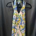 Load image into Gallery viewer, Postage Stamp (Anthro) Halter Sunflower Print DRESSES 4

