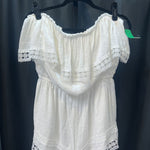 Load image into Gallery viewer, Gilli Strapless Gauzy/Lace ROMPERS Large
