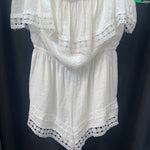 Load image into Gallery viewer, Gilli Strapless Gauzy/Lace ROMPERS Large
