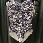 Load image into Gallery viewer, Anne Cole NWT Strapless Floral 1 Pc SWIMSUITS 12
