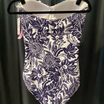 Load image into Gallery viewer, Anne Cole NWT Strapless Floral 1 Pc SWIMSUITS 12
