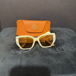 Load image into Gallery viewer, Tory Burch Beveled Sides w/Case ACCESSORIES Sunglasses
