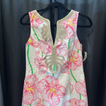 Load image into Gallery viewer, Lilly Pulitzer Embellised Neck Print DRESSES 6
