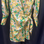 Load image into Gallery viewer, Zara Wrap L/S Print DRESSES XS
