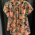 Load image into Gallery viewer, THML NWT Floral High Neck TOPS Medium
