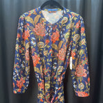 Load image into Gallery viewer, J McLaughlin LS Floral Tie Waist DRESSES M
