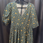 Load image into Gallery viewer, Madewell SS Puff Sleeve Floral DRESSES 6

