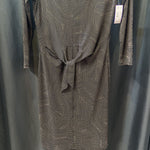 Load image into Gallery viewer, Ann Taylor Micro Dots Front Tie 3/4 Slv DRESSES 2
