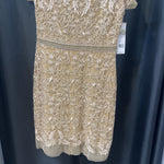 Load image into Gallery viewer, Nicole Miller NWT Cocktail Mesh Beaded EVENING 6
