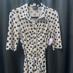 Load image into Gallery viewer, Laundry Geo Print 1/2 Slv Tie Waist DRESSES 6
