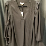 Load image into Gallery viewer, Calvin Klein NWT LS Pleat Shoulders TOPS M
