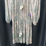 Load image into Gallery viewer, Young fabulous and broke LS Satin Tie Dye DRESSES S
