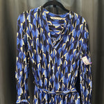 Load image into Gallery viewer, Zara Geo Print Belted LS DRESSES S
