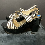 Load image into Gallery viewer, Michael Kors Platform Calf Hair Zebra SHOES 6.5
