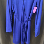 Load image into Gallery viewer, Cupcakes and Cashmere Satin LS Wrap DRESSES S
