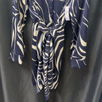 Load image into Gallery viewer, Lucy Paris LS Zebra Button Up DRESSES M
