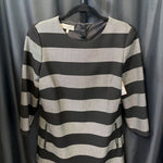 Load image into Gallery viewer, HOBBS London 3/4 Sleeve Stripe 2 Zippers DRESSES 8
