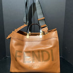 Load image into Gallery viewer, Fendi Leather Tote/S-Strap HANDBAGS XLarge
