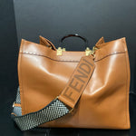 Load image into Gallery viewer, Fendi Leather Tote/S-Strap HANDBAGS XLarge
