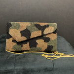Load image into Gallery viewer, Tiana Camo Beaded w Chain HANDBAGS
