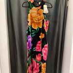 Load image into Gallery viewer, Farm Rio NWT Velvet Floral Maxi DRESSES Lp
