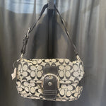 Load image into Gallery viewer, Coach NWT Canvas Monogram Shoulder HANDBAGS S
