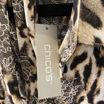 Load image into Gallery viewer, Chicos NWT Leopard/Lace Belted DRESSES 1.5
