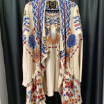 Load image into Gallery viewer, Johnny Was Embroidered Long Shrug SWEATERS Large
