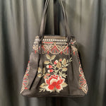 Load image into Gallery viewer, Johnny Was Leather/Embroidered HANDBAGS M/L
