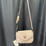 Load image into Gallery viewer, Valentino Orlandi NWT Leather Chevron HANDBAGS Crossbody

