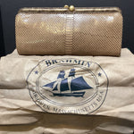 Load image into Gallery viewer, Brahmin Snakeskin Clutch HANDBAGS Small
