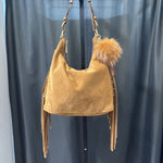 Load image into Gallery viewer, Michael Kors Suede w/Fringe HANDBAGS Large
