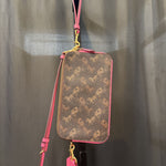 Load image into Gallery viewer, Coach Wagon Logo 2-Zip HANDBAGS Crossbody
